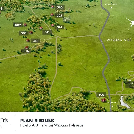Vila Dr Irena Eris Wzgorza Dylewskie - Siedliska *